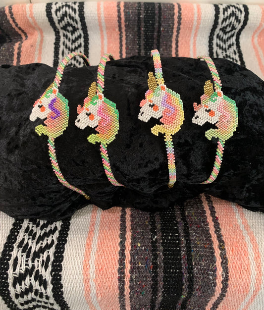 Unicorn Beaded Headband